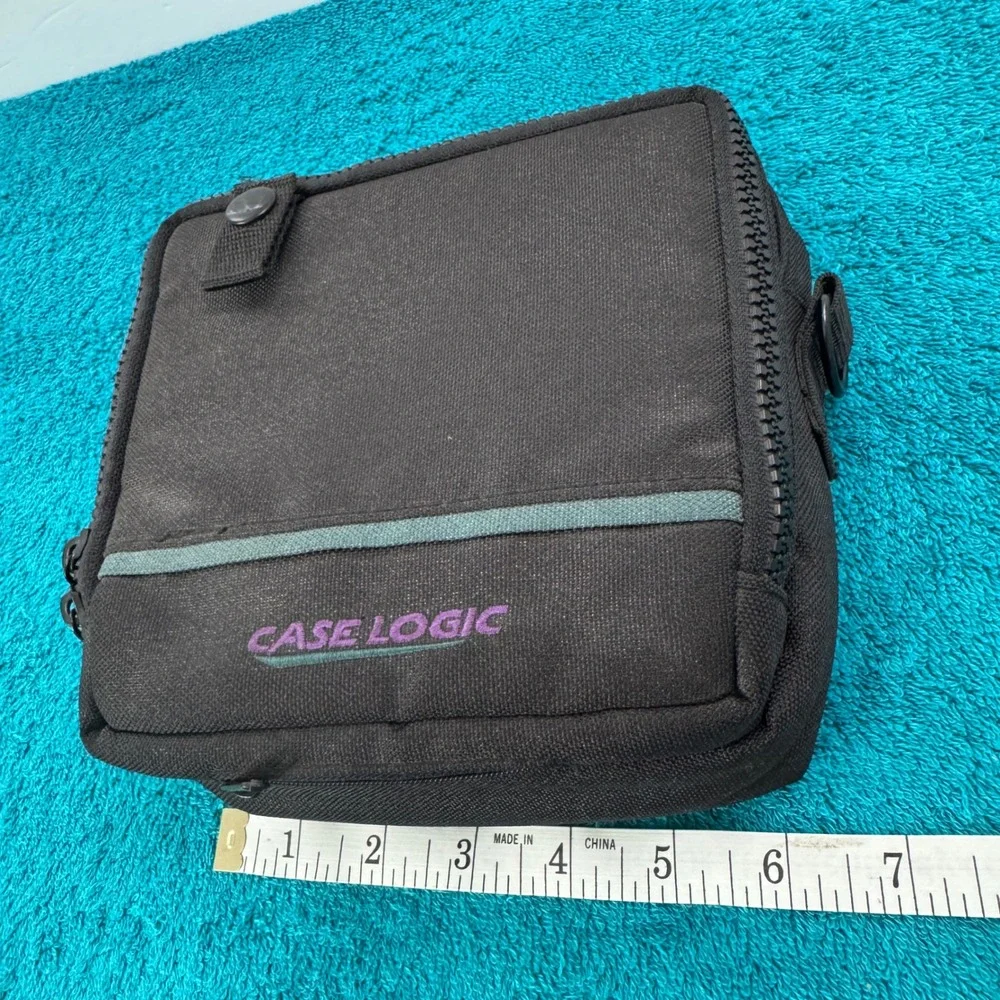 Case Logic Compact Utility Bag Black Nylon Travel Camera Case with Strap
